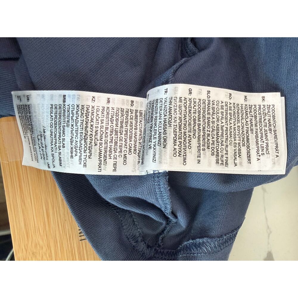 NWT Adidas Men’s Golf Crest Logo Long Sleeve Performance‎ Shirt Blue 2XL - Picture 13 of 14